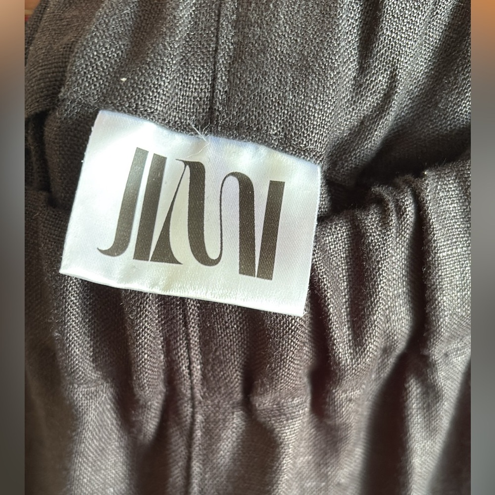 JIMI black linen pants - Picture 10 of 11